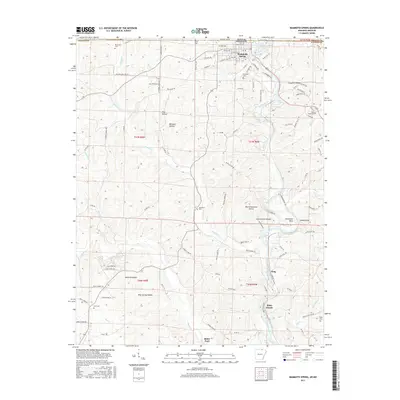 2017 Map of Mammoth Spring, 2017 Print