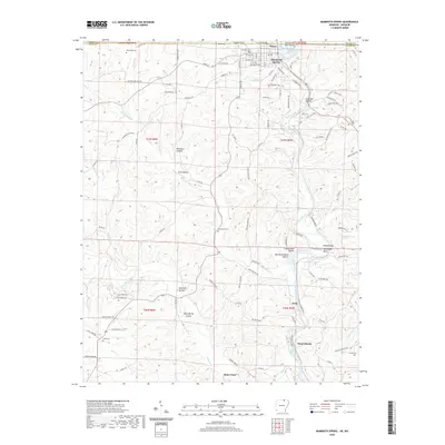 2020 Map of Mammoth Spring, 2020 Print