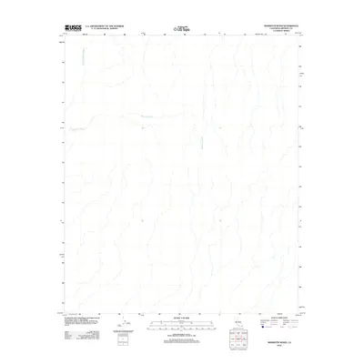 2012 Map of Mammoth Wash, 2012 Print