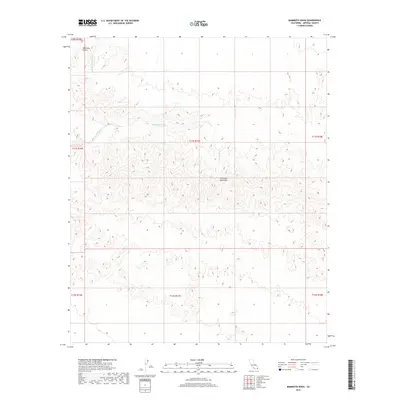 2018 Map of Mammoth Wash, 2018 Print