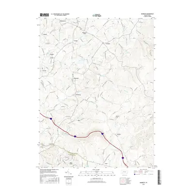 2016 Map of Mammoth, 2016 Print