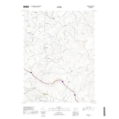 2019 Map of Mammoth, 2019 Print