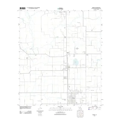 2012 Map of Mamou, 2012 Print