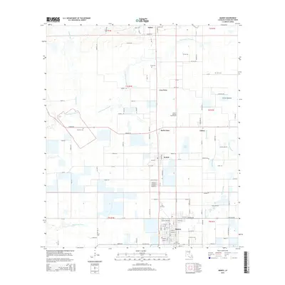 2015 Map of Mamou, 2015 Print