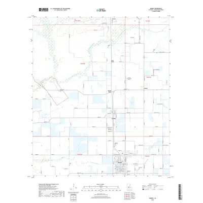 2018 Map of Mamou, 2018 Print