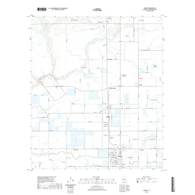 2020 Map of Mamou, 2020 Print