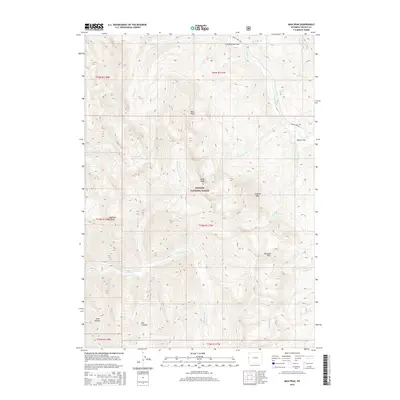 2015 Map of Man Peak, 2015 Print