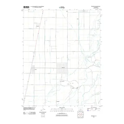 2010 Map of Manassa, 2010 Print