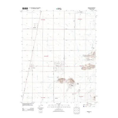 2013 Map of Manassa, 2013 Print
