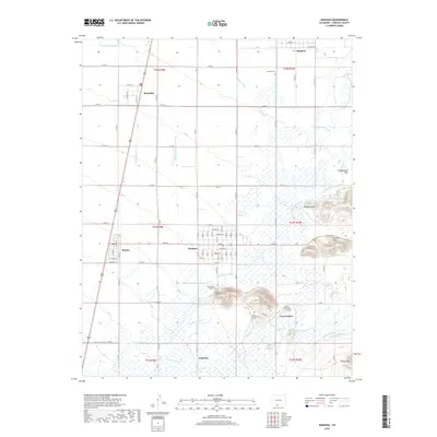 2019 Map of Manassa, 2019 Print