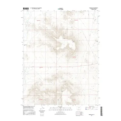 2016 Map of Manassa NE, 2016 Print