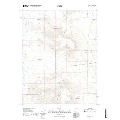 2019 Map of Manassa NE, 2019 Print