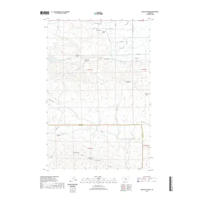 2020 Map of Manastash Creek, 2020 Print