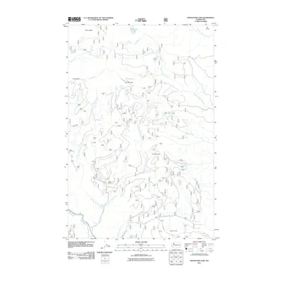 2011 Map of Manastash Lake, 2011 Print