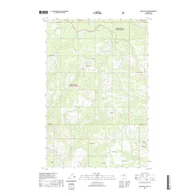 2020 Map of Manastash Lake, 2020 Print