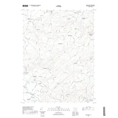 2019 Map of Manatawny, 2019 Print