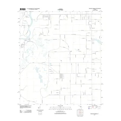 2012 Map of Manatee Springs, 2012 Print