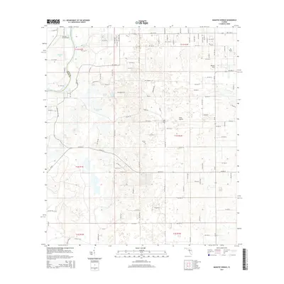 2015 Map of Manatee Springs, 2015 Print