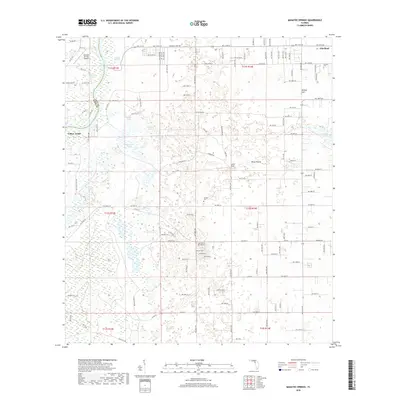 2018 Map of Manatee Springs, 2018 Print