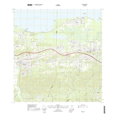 2018 Map of Manati, 2018 Print