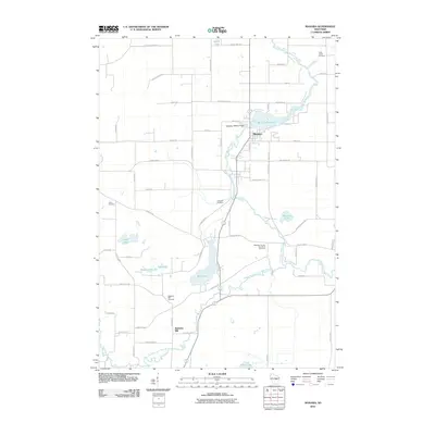 2010 Map of Manawa, 2010 Print