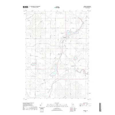 2018 Map of Manawa, 2018 Print