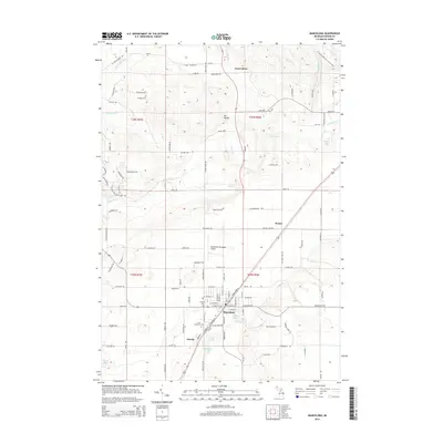 2014 Map of Mancelona, 2014 Print
