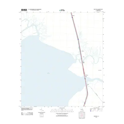 2012 Map of Manchac, 2012 Print