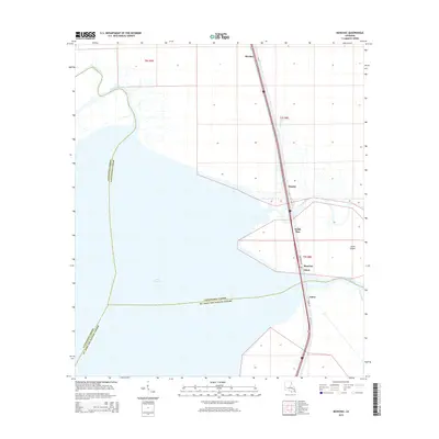 2015 Map of Manchac, 2015 Print