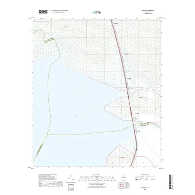 2018 Map of Manchac, 2018 Print