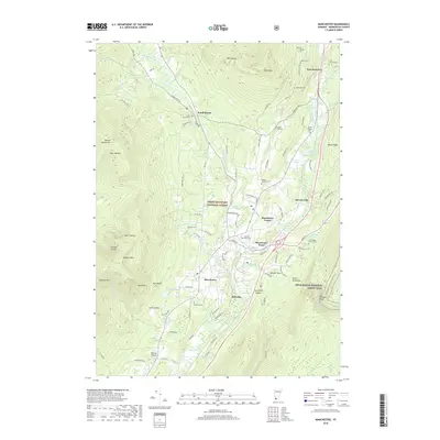 2018 Map of Manchester, 2018 Print