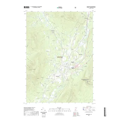 2021 Map of Manchester, 2021 Print