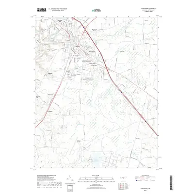 2019 Map of Manchester, 2019 Print