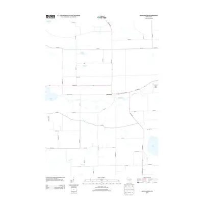 2013 Map of Manchester, 2013 Print