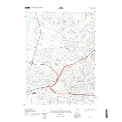 2021 Map of Manchester, 2021 Print