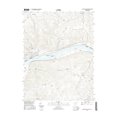 2016 Map of Manchester Islands, 2016 Print