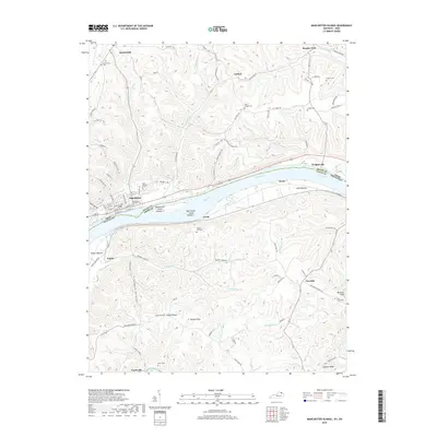 2019 Map of Manchester Islands, 2019 Print