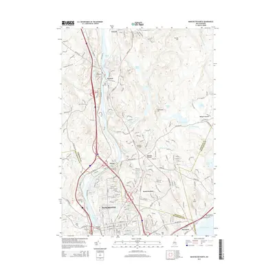 2015 Map of Manchester North, 2015 Print