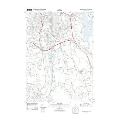 2012 Map of Manchester South, 2012 Print