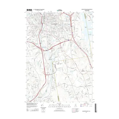 2015 Map of Manchester South, 2015 Print
