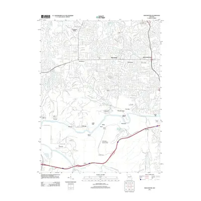 2012 Map of Manchester, 2012 Print