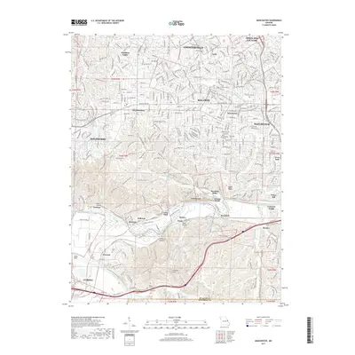 2017 Map of Manchester, 2017 Print