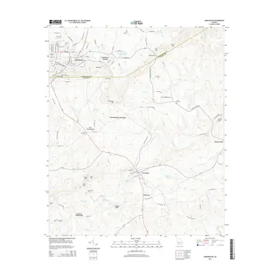 2014 Map of Manchester, 2014 Print