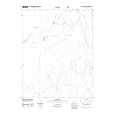 2011 Map of Mancos Jim Butte, 2011 Print