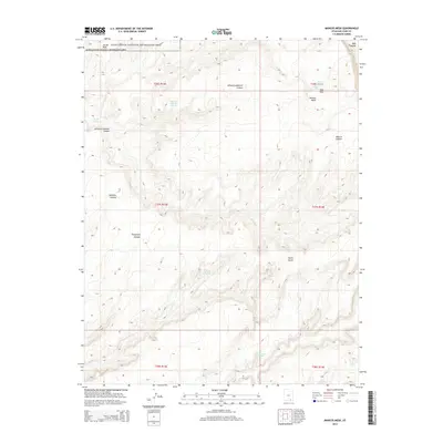2014 Map of Mancos Mesa, 2014 Print