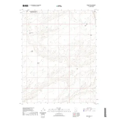2020 Map of Mancos Mesa, 2020 Print