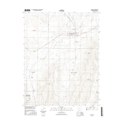 2016 Map of Mancos, 2016 Print