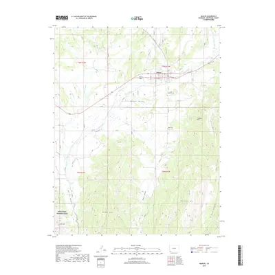 2019 Map of Mancos, 2019 Print