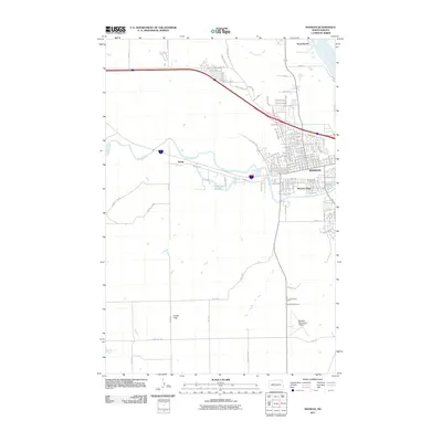 2011 Map of Mandan, 2011 Print