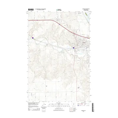 2014 Map of Mandan, 2014 Print